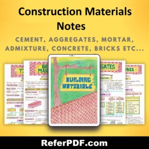 Construction Materials Gate 2026 Handwritten Notes